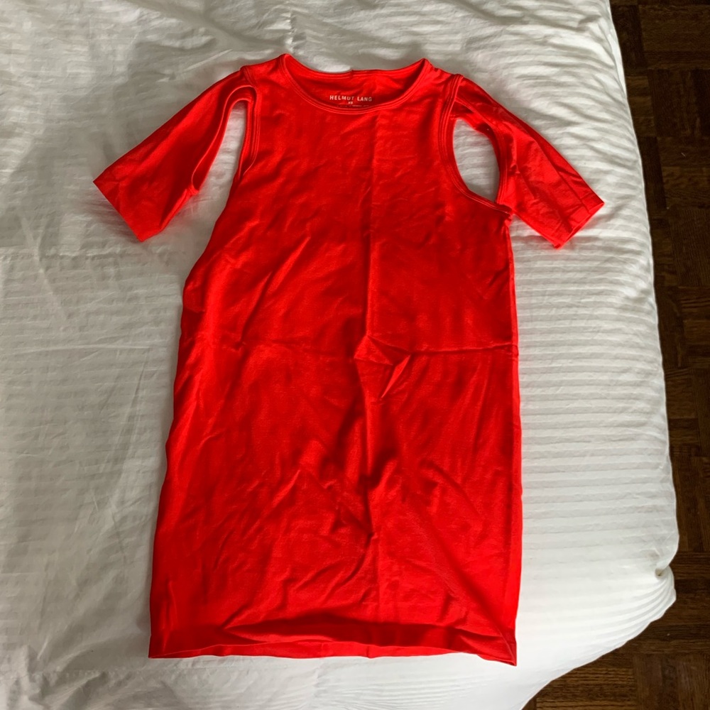 Helmet Lang cut-out top